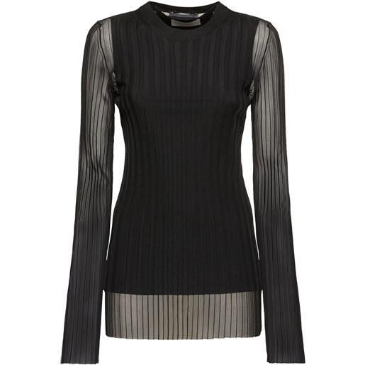 SPORTMAX top 2 pezzi acino1234 trasparente