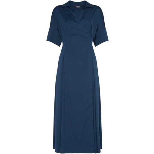 'S MAX MARA vestito midi sarah in popeline