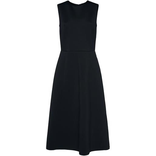'S MAX MARA vestito midi zigote in jersey di viscosa