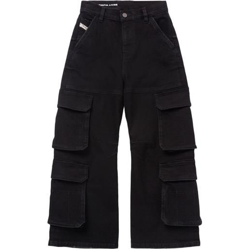 DIESEL KIDS jeans cargo in cotone stretch