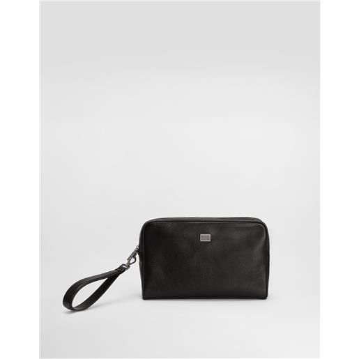 Dolce & Gabbana pouch in pelle di vitello