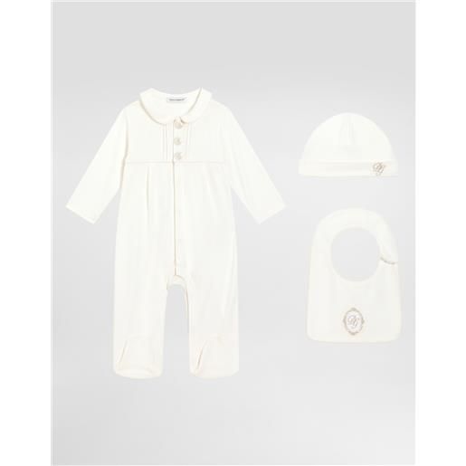Dolce & Gabbana set regalo 3 pezzi in interlock e piquet