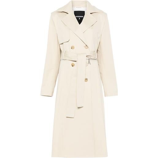 Patrizia Pepe trench con zip - toni neutri