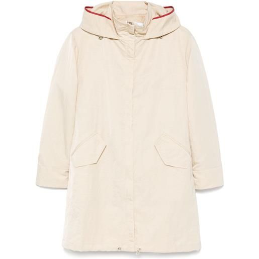 Patrizia Pepe parka con cappuccio - toni neutri