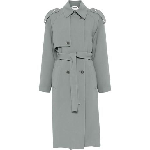 Patrizia Pepe trench in twill - grigio