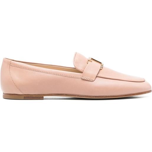 Tod's mocassini in pelle - toni neutri