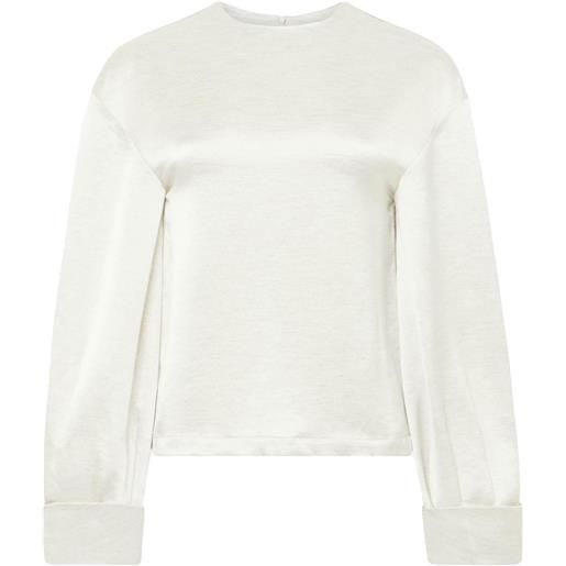 JW Anderson blusa con risvolti - bianco