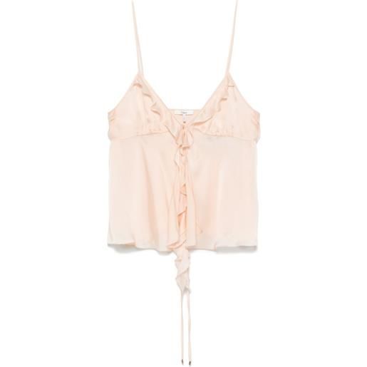 Chloé blusa in seta - toni neutri