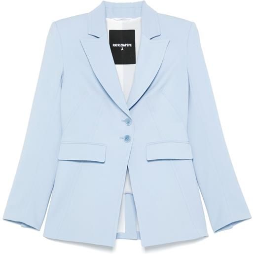 Patrizia Pepe blazer in twill - blu