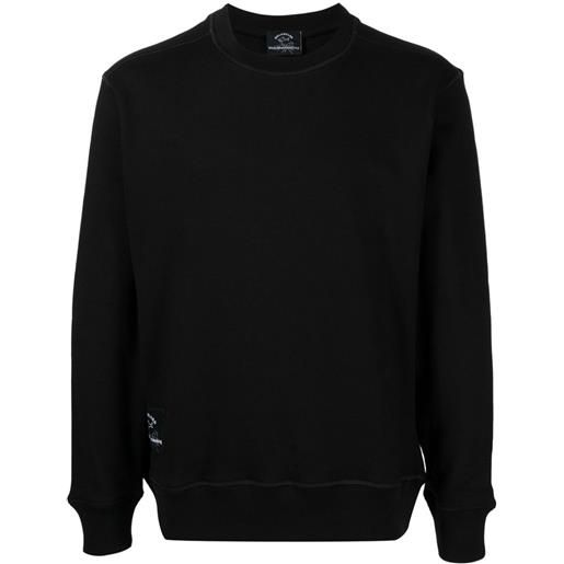 White Mountaineering felpa con logo white mountaineering x paul & shark - nero