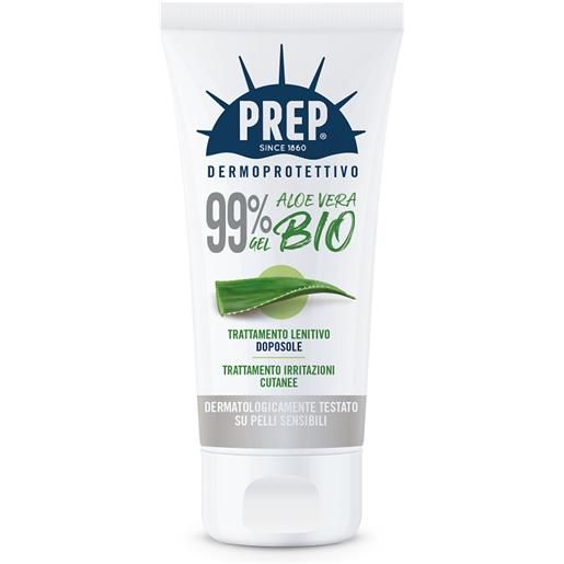 Prep dermoprotettivo 99% gel aloe vera bio trattamento lenitivo doposole irritazioni cutanee 150 ml