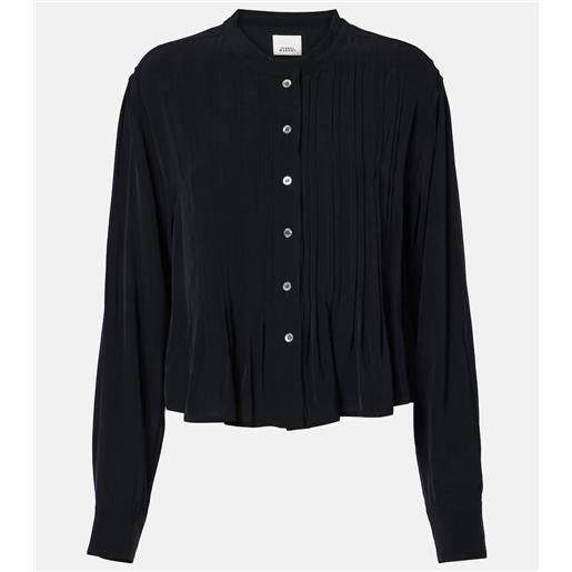 Isabel Marant blusa adzara in chiffon