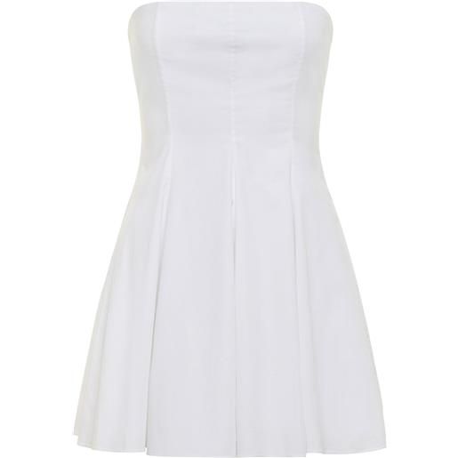 AZEEZA abito corto sable - bianco