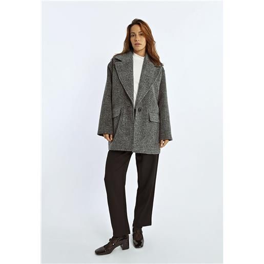 Molly Bracken cappotto donna panno melange molly bracken pl266ch