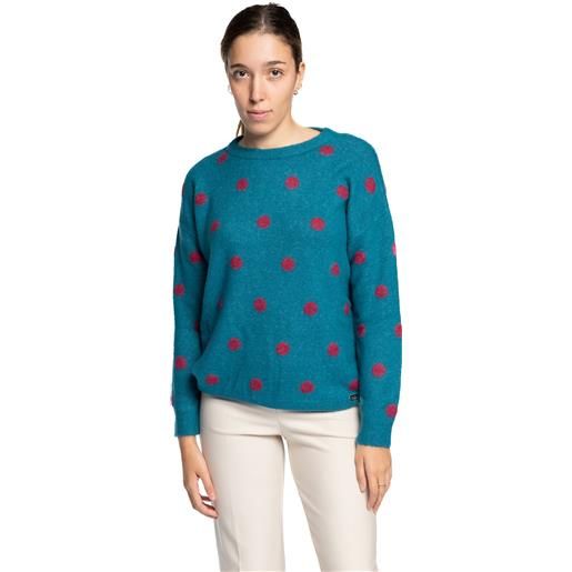 Laura Biagiotti maglia jaquard a pois laura biagiotti lb24i3014