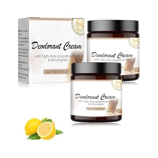 IFFANY crema deodorante alla citronella e propoli crema deodorante ascellare crema deodorante senza alluminio per peli incarniti dopo la rasatura