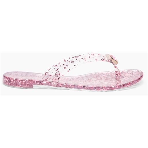 Casadei jelly glitter flip flops ice and baby