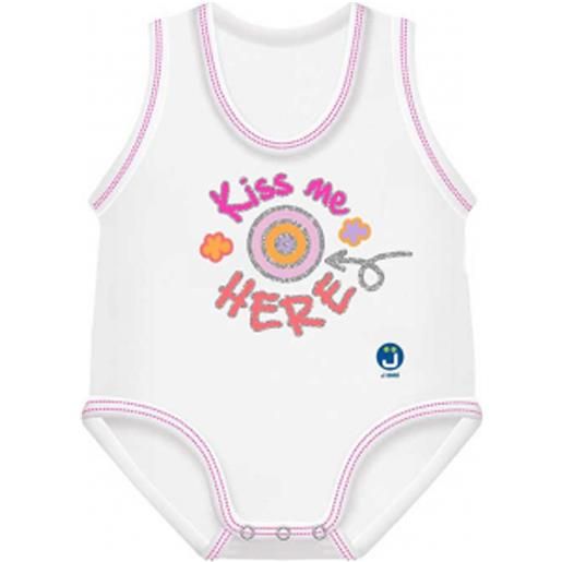 Jbimbi j-bimbi summer kiss me here body cotone biologico 0-36 mesi 1 pezzo
