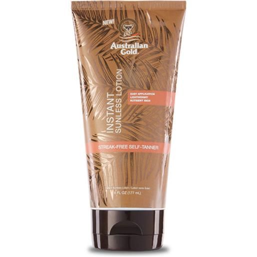 Australian Gold instant sunless lotion latte corpo autoabbronzante 177ml