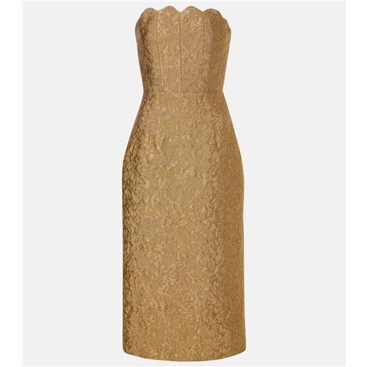 Markarian abito midi marcella in broccato