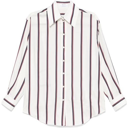 Alexander McQueen camicia a righe - bianco