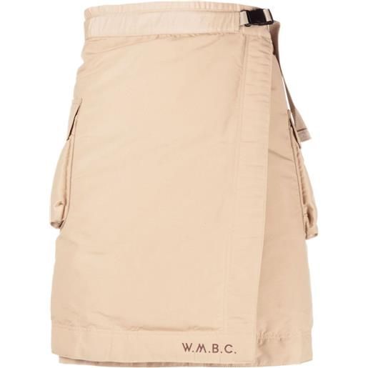 White Mountaineering cargo corti - toni neutri
