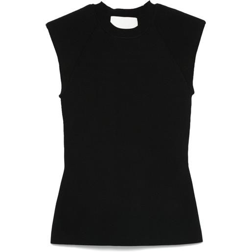 3.1 Phillip Lim canotta in maglia - nero