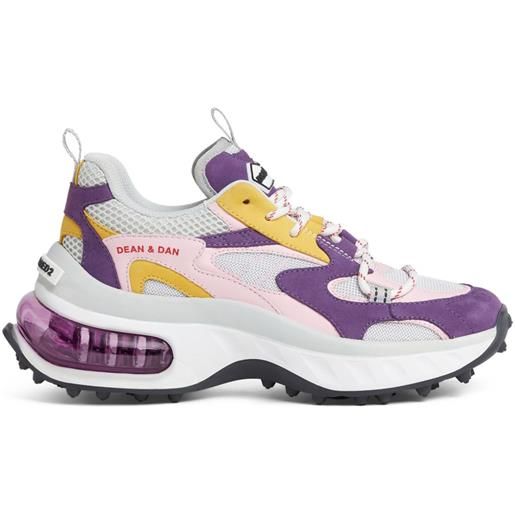 DSQUARED2 sneakers con inserti - viola