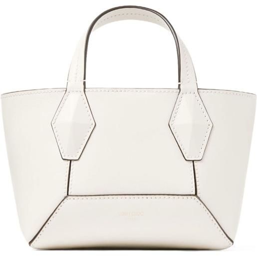 Jimmy Choo borsa tote diamond mini - toni neutri