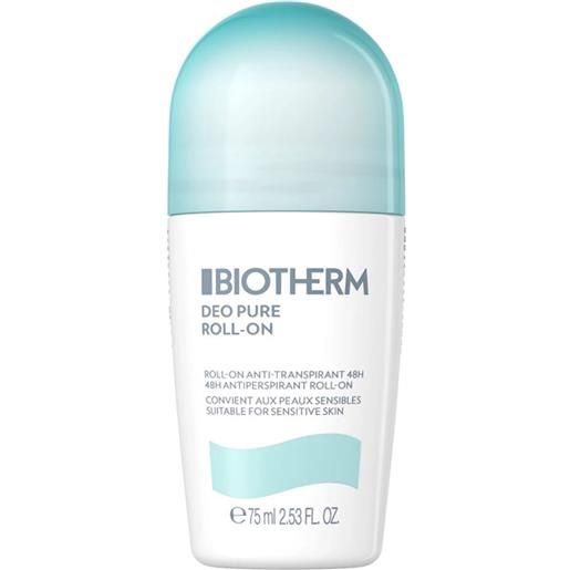 Biotherm deo pure 75 ml deodorante roll on