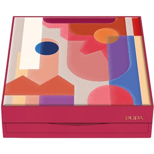 Pupa Pupart m 003 burgundy palette viso occhi labbra 18,8 gr multiuso