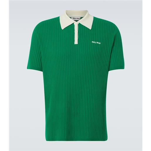 Miu Miu polo in cashmere