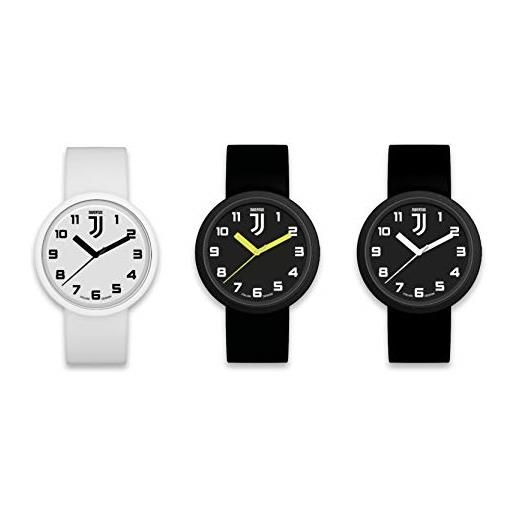 Juventus Orologio Ufficiale TIDY 39mm, Movimento Al Quarzo, Cassa Nera, Cinturino In Nylon, Resistenza 3 ATM, Mod. P-JA415XN1