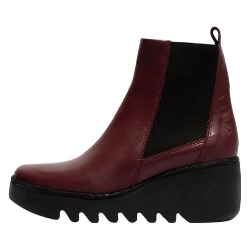 Fly London p501233020 bagu233fly stivale alla moda donna, nero, 38 eu