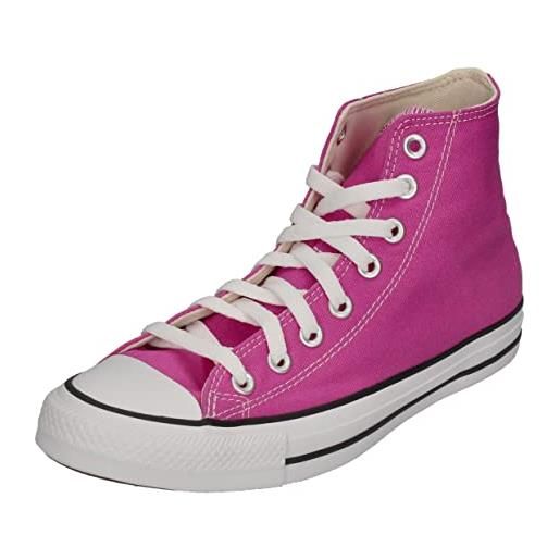 Converse a00787c chuck taylor all star desert color uomo, active fuchsia/white/black eu 36.5
