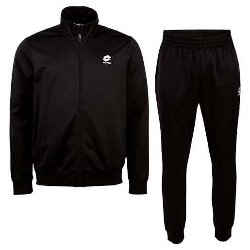 Lotto men 1124055, regular fit training suit, caviar, 2xl, caviale, xxl