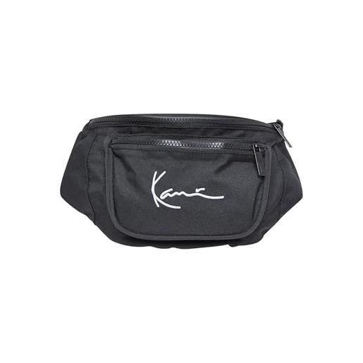 Karl Kani herren kkmaccq32011blk signature waist bag black one size black