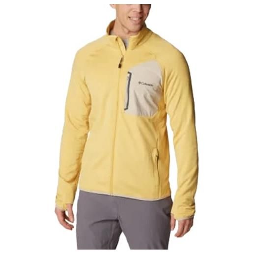 Columbia triple canyon giacca in pile, golden pepite, xl uomo