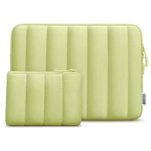 TECOOL custodia per computer portatile da 16 pollici per mac. Book pro 16 m4 m3 m2 m1(a3403 a3186 a2991 a2780 a2485 a2141) 2024 2023-2019,16 notebook lenovo hp dell asus borsa antiurto con custodia per