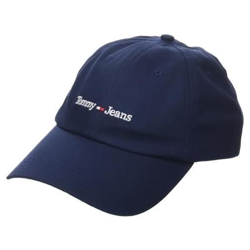 Tommy Jeans tjw sport cap aw0aw14596 cappello, blu (twilight navy), os donna
