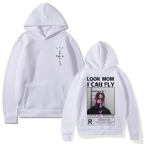 EVERLUCK travis hip hop fans hoodies mens scott wish you were here felpe donna astroworld look mom i can fly hoody jumper, 02 travis felpa con cappuccio, s