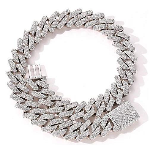 Collana Tennis Michooyel Con Zirconi 5A - Placcata Oro/Argento 3-6mm - Foto 7