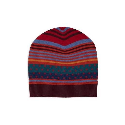 Gallo berretto unisex e rosso mix righe e pois