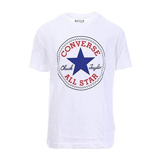 Converse maglietta chuck patch tuta da ginnastica, grigio (grigio scuro), 8-10 anni bimbo