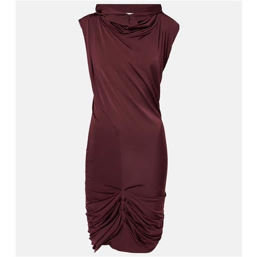 Magda Butrym abito corto con cappuccio