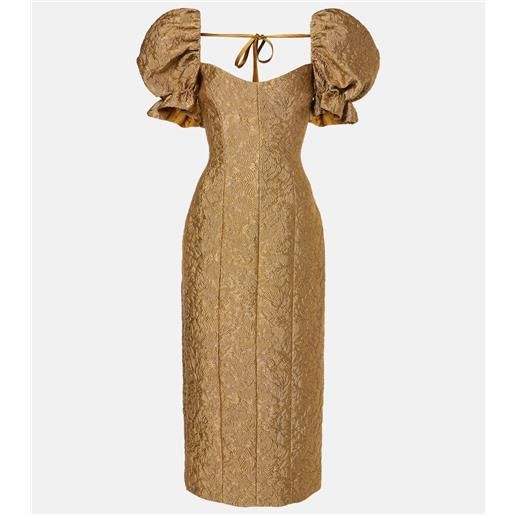 Markarian abito midi farrah in broccato