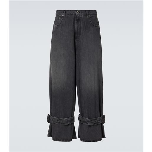 JW Anderson jeans a gamba larga cropped