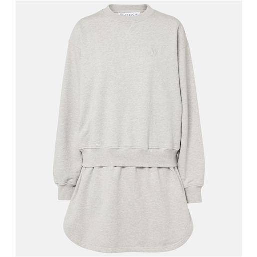 JW Anderson abito corto in jersey di cotone