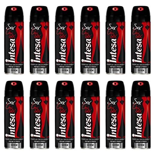 Intesa set 12 deodorante spray unisex sextreme 125 ml. Cura del corpo