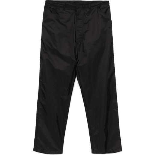 Prada cargo con logo a triangolo - nero